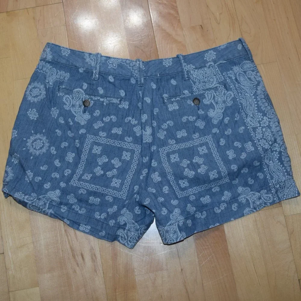 POLO RALPH LAUREN Women's Sz 14 Chambray Chino Shorts - EXCELLENT CONDITION - Picture 8 of 8